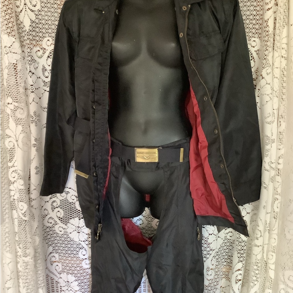 Harley Davidson American Legend Women’s Rain Jacket and Chaps